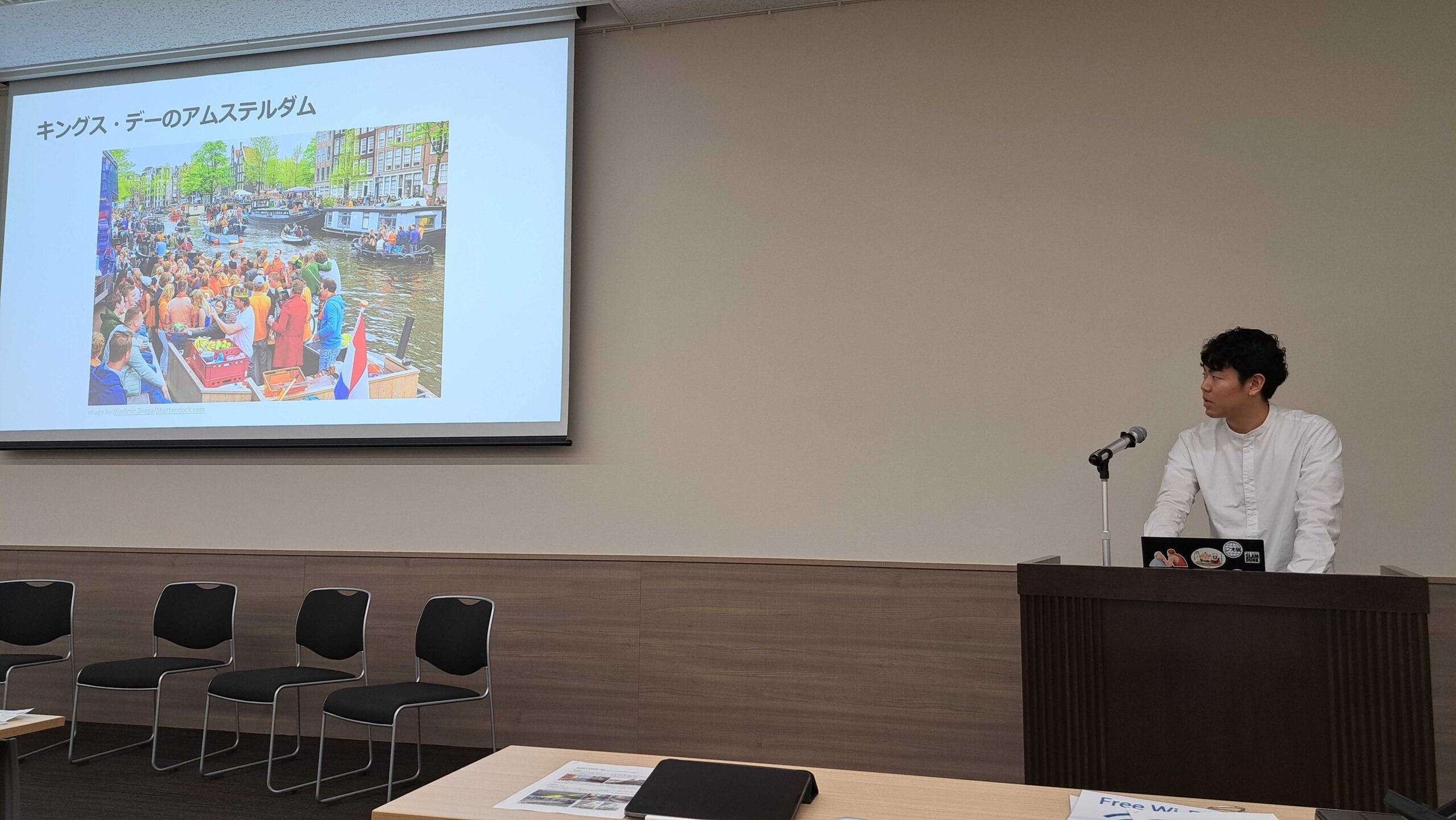 「ひじりばし博覧会」で外濠市民塾・学生チームのメンバーが登壇しました